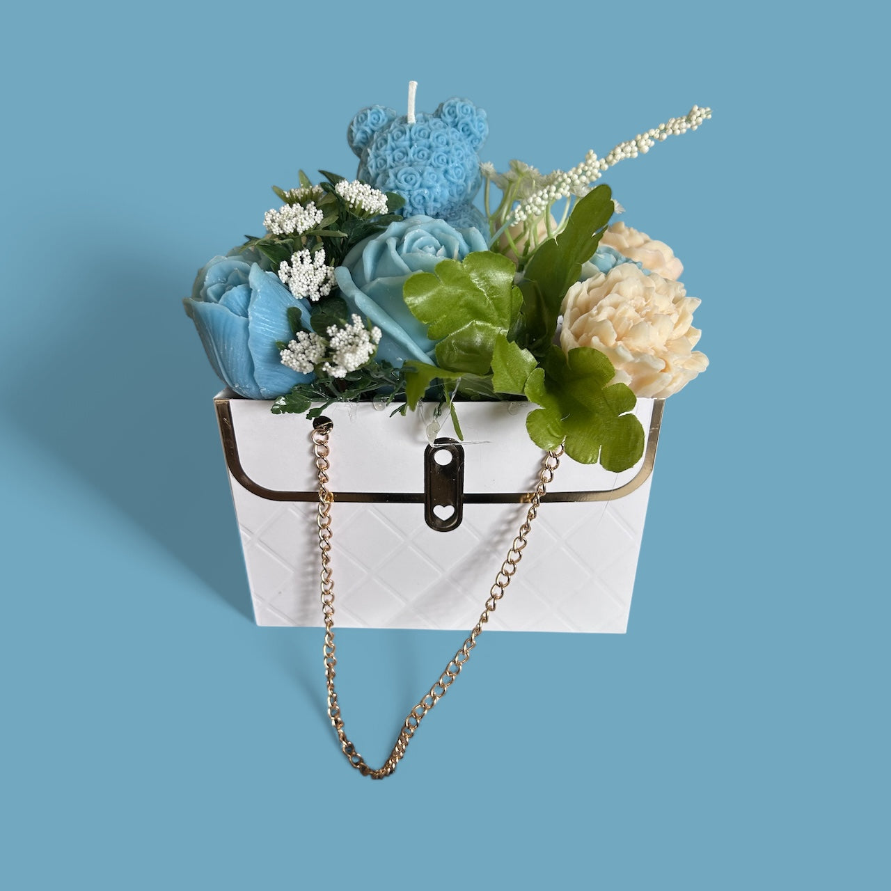 Baby Boy Purse Bouquet 1252